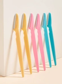 HJP MOKXIC Dao cạo lông mày và cạo râu Macro, 6 chiếc kéo cắt tóc bằng thép không gỉ và dụng cụ cạo lông mày dành cho nam và nữ, dụng cụ làm đẹp, trang trí chăm sóc da, tiệc tùng, trang điểm, giá rẻ, trang trí phòng, bàn trang điểm, du lịch, phòng ngủ, phụ kiện trang điểm, dao cạo lông mày - Nhiều màu - Xem 1