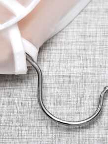 1 pieza Funda para ropa de color liso - Blanco - Ver 5