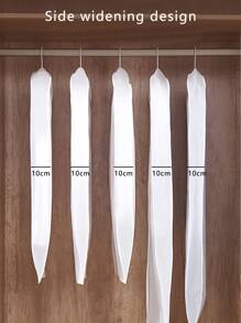 1 pieza Funda para ropa de color liso - Blanco - Ver 6