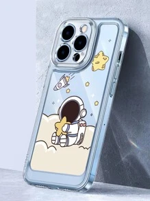 透明宇航員圖案手機殼 - 彩色 - 查看 3