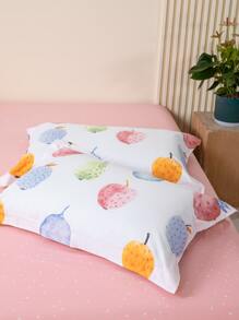 Fruit Print Duvet Cover Without Filler - Multicolor - View 2