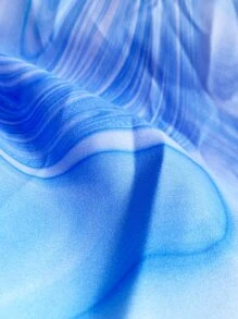 Abstract Graphic Print Duvet Cover Set Without Filler - Multicolor - View 3