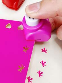 2pcs Geometric & Fruit Design Random Embossing Device - Multicolor - View 2