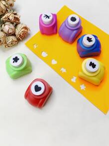 2pcs Geometric & Fruit Design Random Embossing Device - Multicolor - View 4