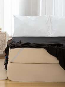 1pc Fish Scale Pattern Bed Skirt - Multicolor - View 7