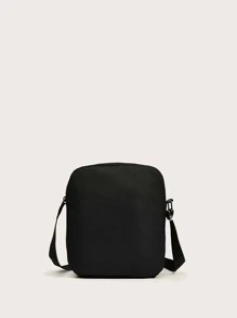 High School Students University Freshman Multifunctional Sling Bag Shoulder Bag Casual Bag Men Minimalist Square Bag, Handbag For Travel,College,Outdoors,Sports,Commute Nylon Business Casual Holiday Essentials Portable Men Gifts Side Bag Crossbody Bag Outdoor Dad Gifts Father Gifts Men Gifts Present Valentines Gifts  College Bag Fathers Day Gifts Summer For Books Back To School Multi-Functional Dorm Sling Bag For Man Man Bag Cross Body Bag Side Bag School Supplies Fall Messenger Bag Bag For Man Cylinder Bag Old Money Halloween Christmas Gifts For Men Scream Men Bag Bag For Men Winter - Black - View 3