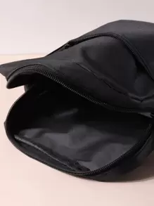 High School Students University Freshman Multifunctional Sling Bag Shoulder Bag Casual Bag Men Minimalist Square Bag, Handbag For Travel,College,Outdoors,Sports,Commute Nylon Business Casual Holiday Essentials Portable Men Gifts Side Bag Crossbody Bag Outdoor Dad Gifts Father Gifts Men Gifts Present Valentines Gifts  College Bag Fathers Day Gifts Summer For Books Back To School Multi-Functional Dorm Sling Bag For Man Man Bag Cross Body Bag Side Bag School Supplies Fall Messenger Bag Bag For Man Cylinder Bag Old Money Halloween Christmas Gifts For Men Scream Men Bag Bag For Men Winter - Black - View 6