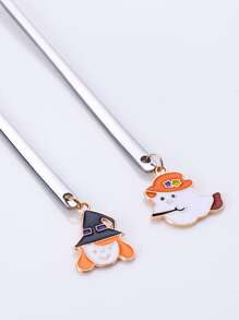 2pcs Stainless Steel Fork & Spoon - Silver - View 5