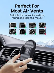 UGREEN Air Vent Car Phone Mount 360º Rotation Phone Holder 4.7-7.2'' Phone Stand Compatible With Iphone Xiao Mi OPPO
