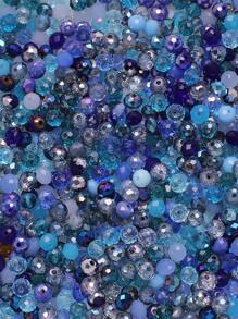 480pcs/Pack 0.4cm Coffee Color Glass Flat Beads For DIY Jewelry, Accessories, Rings, Bracelets, Necklaces, Earrings, Anklets Decor - Coffee Brown - View 15