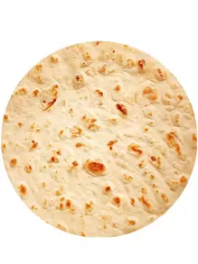 Burrito Pattern Blanket,Burritos Blanket, Double Sided Giant Flour Tortilla Throw Blanket, Novelty Blanket - Multicolor - View 1