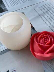 1pc Flower Design Candle Silicone Mold