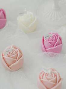 1pc Flower Design Candle Silicone Mold