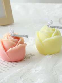1pc Flower Design Candle Silicone Mold