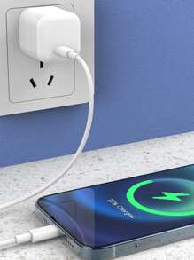 1 pieza Cabeza de cargador rápido 20W - Blanco - Ver 2