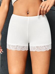 Firerie 蕾絲拼接騎行褲