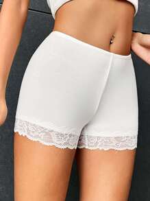 Firerie 蕾絲拼接騎行褲