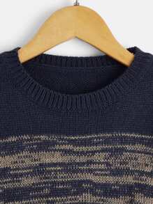 SHEIN Boys Colourblock Jumper - Multicolor - View 3