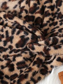 Cô gái Tween In hoa Báo Mặt trước xoắn Áo & Váy Dây - Nhiều màu - Xem 4