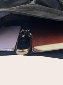 High School Students University Multifunctional Sling Bag Shoulder Bag Casual Bag Men Letter Detail Multi-Compartment Crossbody Bag, Schoolbag For Travel Large Capacity Multi-Functional Fashionable Vacation Outdoor Winter Christmas Gifts For Men Side Bags Black Bag Travel Essentials Holiday Essentials Bag For Men Camping Sling Bag For Men Summer Back To School Bag Pack Cross Body Bag Spring School Supplies Purse