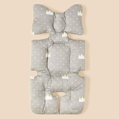 1入組皇冠圖案嬰兒座位襯墊