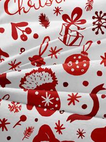 聖誕圖案被套套裝不附帶內芯 - 彩色 - 查看 4