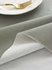 Khăn trải bàn trơn không thấm nước - Xám - Xem 2