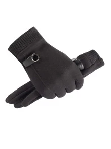 男士孔眼細節手套