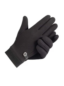 男士孔眼細節手套