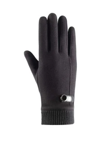 男士孔眼細節手套