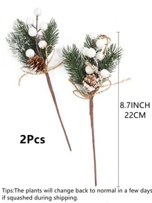 2入組人造植物 - 彩色 - 查看 3