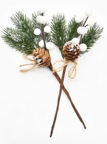 2入組人造植物 - 彩色 - 查看 4