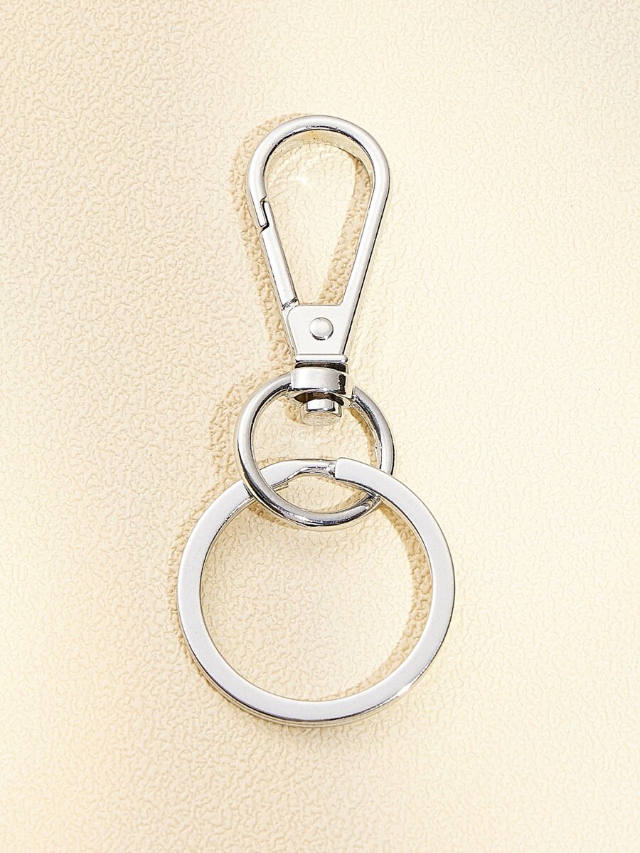 Móc khóa nhẫn nam quyến rũ - Bạc - Xem 1