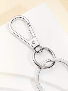 Móc khóa nhẫn nam quyến rũ - Bạc - Xem 3