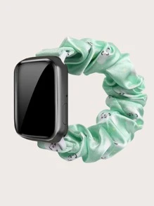 Cartoon Graphic Scrunchie Watchband Tương thích với Apple Watch - Nhiều màu - Xem 1