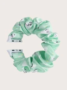 Cartoon Graphic Scrunchie Watchband Tương thích với Apple Watch - Nhiều màu - Xem 4