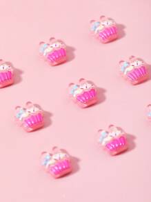 10入組卡通形狀美甲飾品 - 彩色 - 查看 3