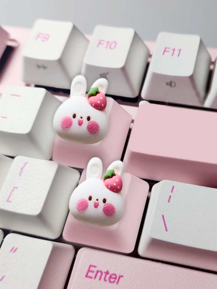 ウサギデコレーション メカニカルキーボード用 キーキャップ | SHEIN JAPAN