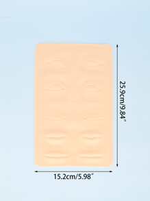 3pcs 2mm 3D Latex Permanent Makeup Eyebrow Eyeliner Lip Blush Practice Skin For Microblading Training Supplies - Apricot - View 3