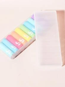 1pc Clear Portable Multi-functional Battery Storage Box For 7th Batteries, Hard Battery Container Holder With Party Accessory For Easy Storage & Carry - Clear - View 2