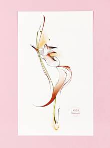 Tiebeauty 1 hình xăm con cáo - Nhiều màu - Xem 2