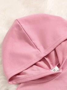 SHEIN Bộ hai mảnh Gái Hoạt hình Giải trí - Hồng - Xem 4
