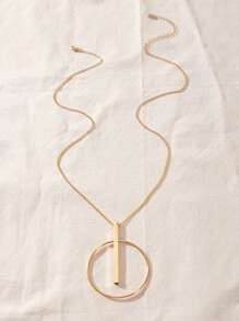 BizChic Vòng cổ mặt vuông & hình tròn - Vàng - Xem 1