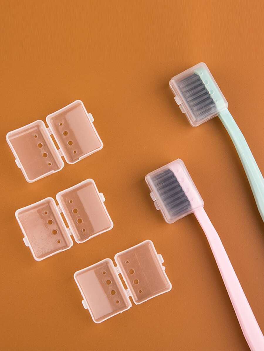 5入組牙刷頭盒 - 無色 - 查看 1