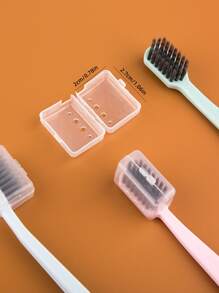 5入組牙刷頭盒 - 無色 - 查看 3