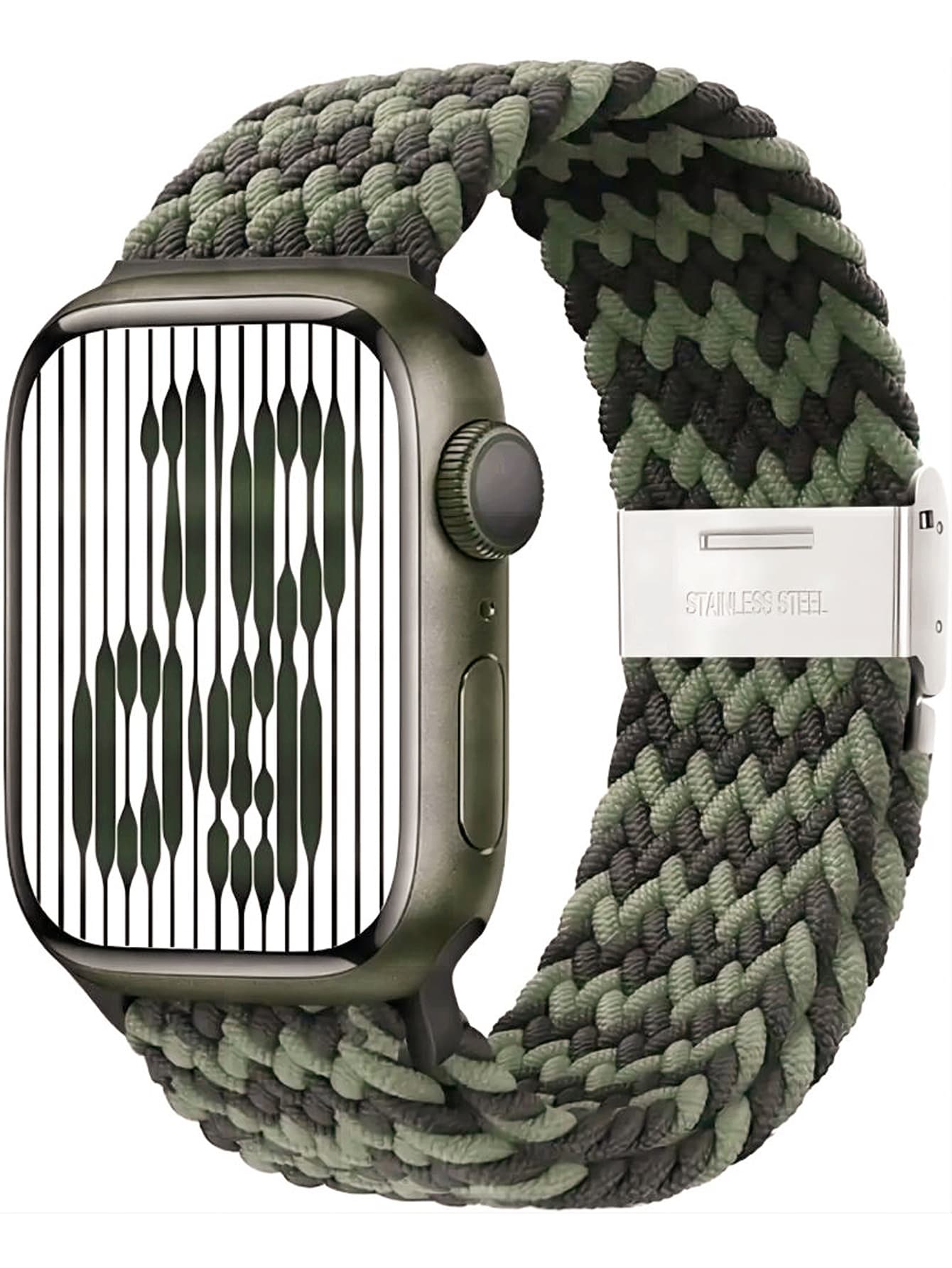 Nylon Watchband Compatible With Apple Watch - Multicolor - View 1