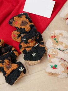 2 đôi tất cổ cao cổ họa tiết hươu san hô thoải mái cho nam mùa đông, ấm áp - Nhiều màu - Xem 3