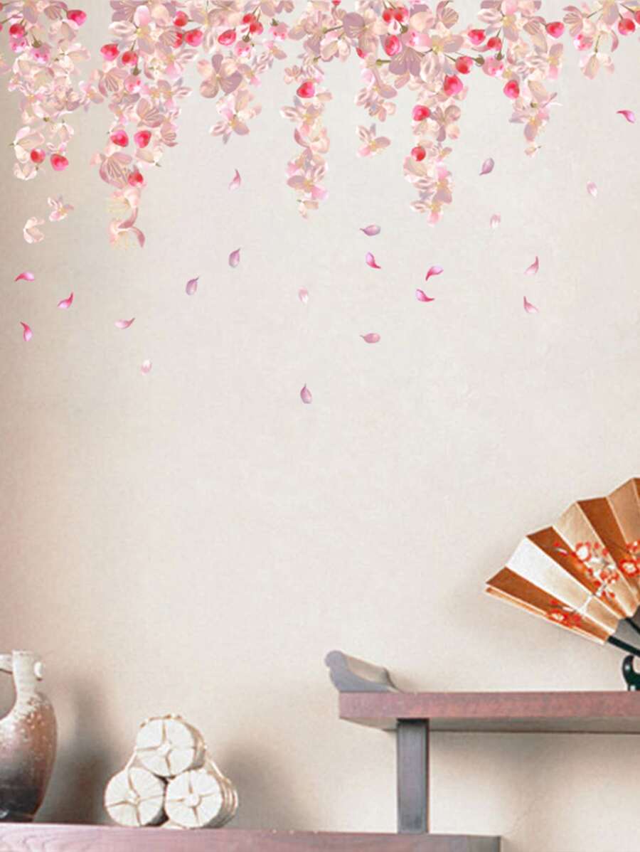 1 Miếng Dán Tường In Hoa, Hiện Đại In Hoa PVC Decal Dán Tường Trang Trí Nhà Cửa - Nhiều màu - Xem 1