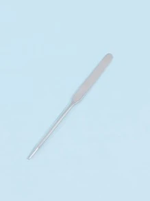 Liquid Foundation Toning Stick, 1pc Stainless Steel Light, Silver Two-In-One Double-Ended Toning Stick - Silver - View 6