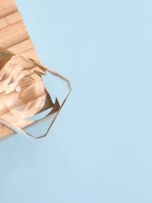 Eyelash Extension Glue Pads, 1pc, Glass Square Reusable Glue Pads